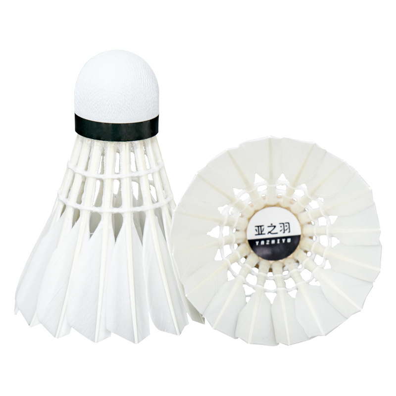 More than Specification 12 Pieces Stable Durable Not Broken Professional Competition Training Duck Feather Shuttlecock