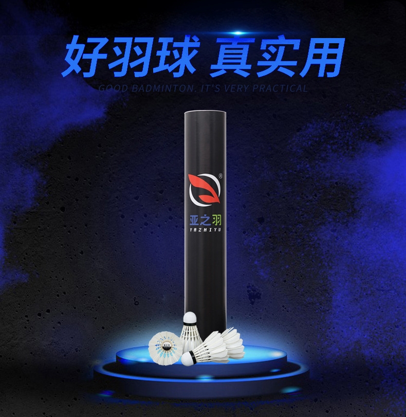More than Specification 12 Pieces Stable Durable Not Broken Professional Competition Training Duck Feather Shuttlecock