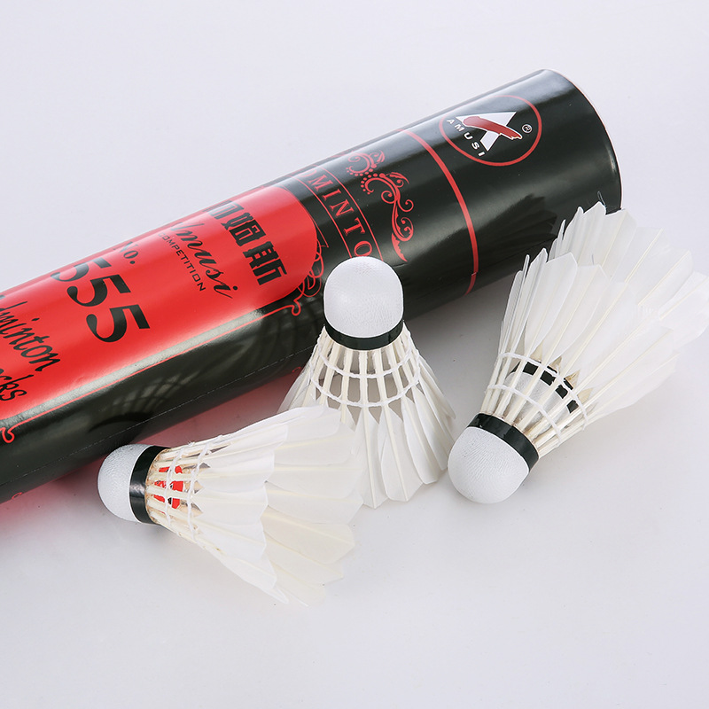 Factory Direct Sales Arm555 Badminton Quantity Discounts High Quality Stable Durable Drake Feather Shuttlecock