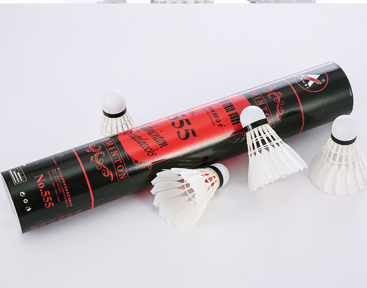 Factory Direct Sales Arm555 Badminton Quantity Discounts High Quality Stable Durable Drake Feather Shuttlecock Factory Direct Sales Arm555 Badminton Quantity Discounts High Quality Stable Durable Drake Feather Shuttlecock