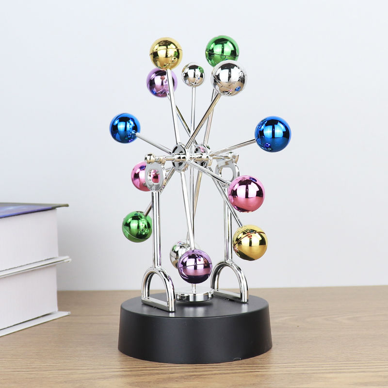 Decoration Permanent Motion Machine Newton Swing Ball a Regional Name for Billiards Creative Magnetic Suspension Physical Office Desktop Home Decoration