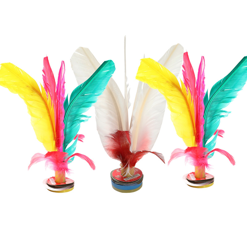 Shuttlecock Children Primary School Students Shuttlecock Kick-Resistant Kindergarten Feather Tendon Fitness Exercise Game-Specific Kick Shuttlecock