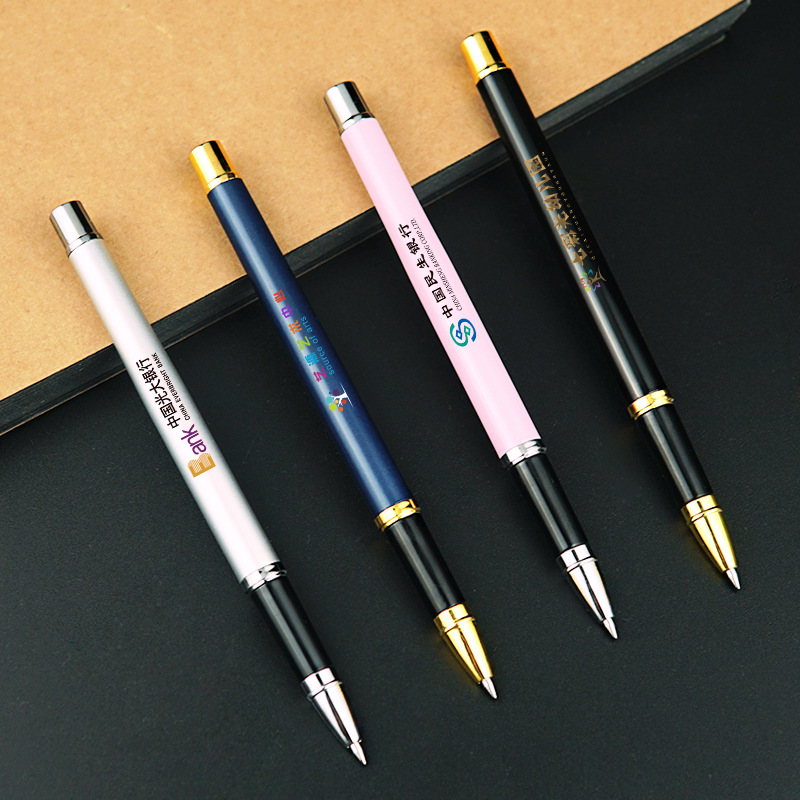 Advertising Marker Customized Logo Metal Gel Pen Business Signature Pen Office Gift Ball Pen Activity Gift Pen