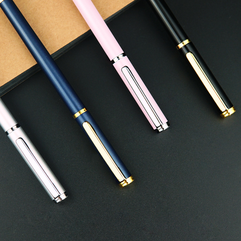 Advertising Marker Customized Logo Metal Gel Pen Business Signature Pen Office Gift Ball Pen Activity Gift Pen