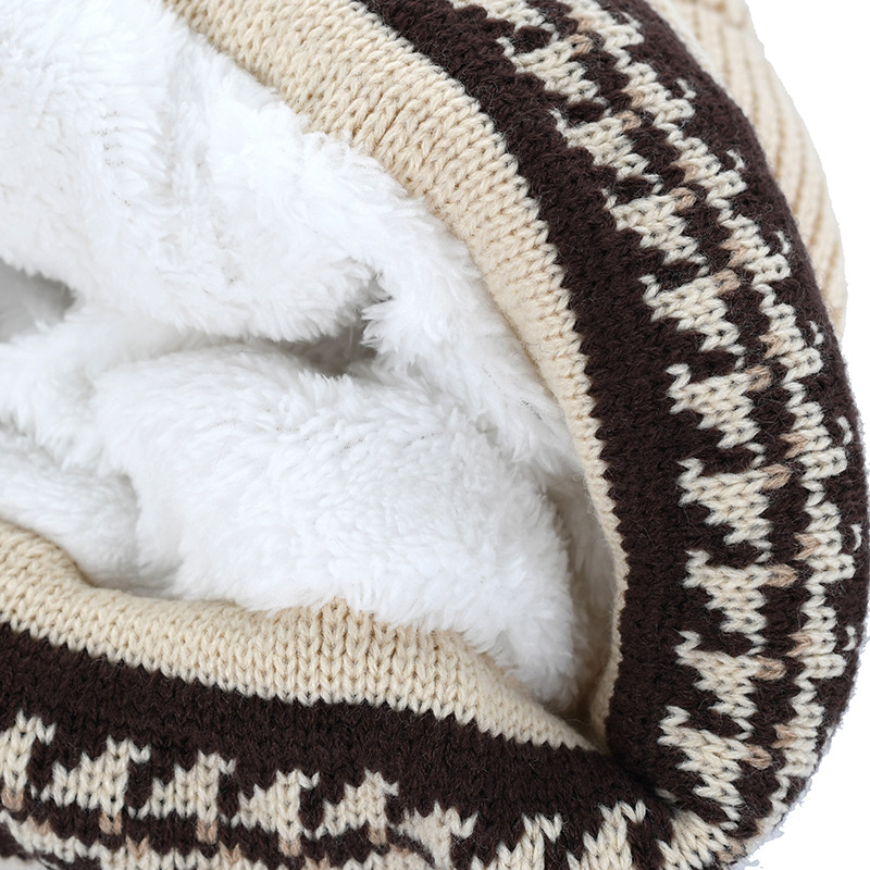 Korean New Women&#039;s Hat Autumn and Winter Woolen Cap Shuttlecock Back Opening Knitted Hat plus Velvet Thickened Knitted Hat Knitted Hat