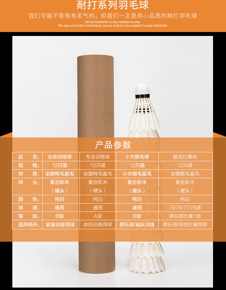 Wholesale for Training Badminton Indoor Outdoor Shuttlecock Durable King Student 12 Pack Windproof Practice Ball