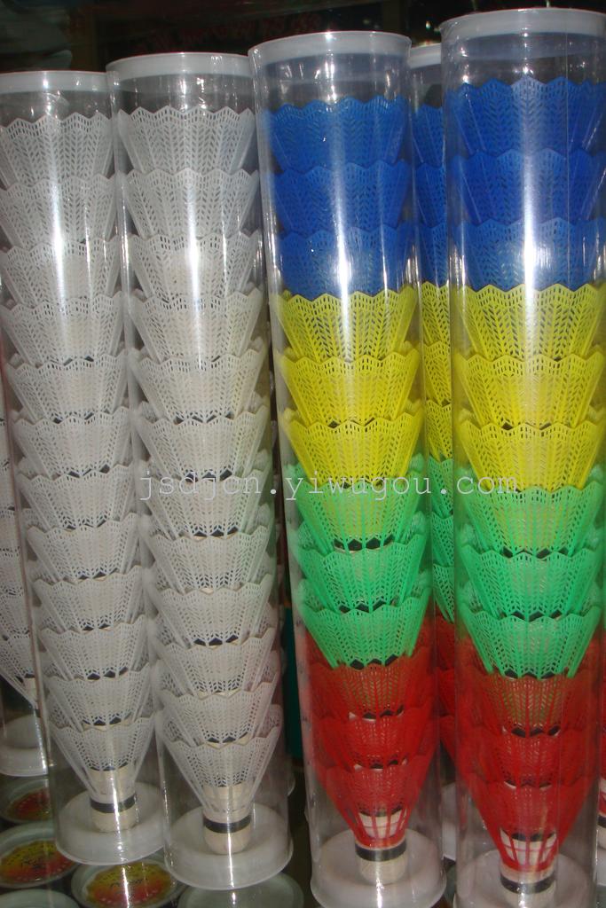 PVC12 Pack plastic shuttlecock