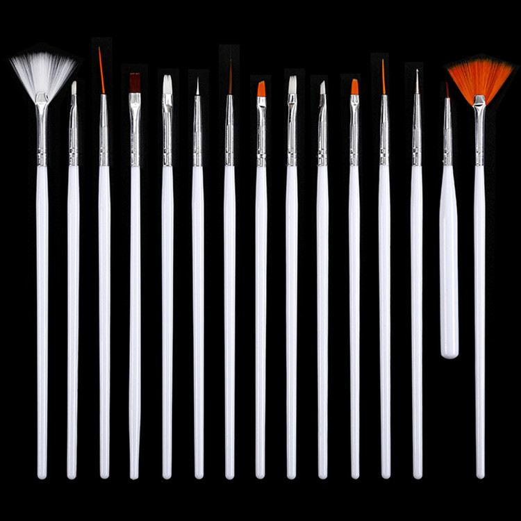 Nail Brush Set Wholesale 15 Sets of Pens Nail Brush Fluoresent Marker Line Drawing Pen Full Set Factory Direct Sales Nail Brush Set Wholesale 15 Sets of Pens Nail Brush Fluoresent Marker Line Drawing Pen Full Set Factory Direct Sales