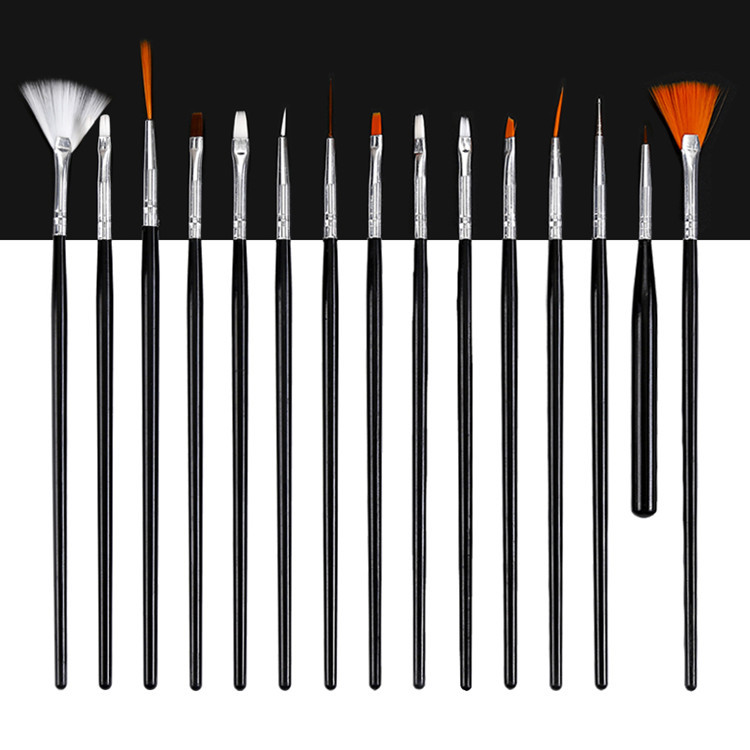 Nail Brush Set Wholesale 15 Sets of Pens Nail Brush Fluoresent Marker Line Drawing Pen Full Set Factory Direct Sales Nail Brush Set Wholesale 15 Sets of Pens Nail Brush Fluoresent Marker Line Drawing Pen Full Set Factory Direct Sales