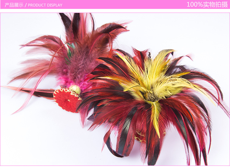 Yi Cai Handmade Colorful Large Kick Shuttlecock Game-Specific Shuttlecock Leisure Shuttlecock Wholesale and Retail Factory Direct Supply Yi Cai Handmade Colorful Large Kick Shuttlecock Game-Specific Shuttlecock Leisure Shuttlecock Wholesale and Retail Factory Direct Supply