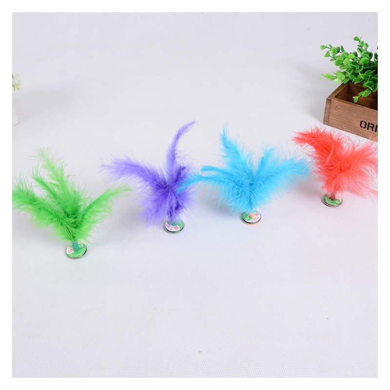 Wholesale Turkey Feather Shuttlecock Handmade Shuttlecock Handmade Sewing Old Time Childhood Turkey Feather Shuttlecock