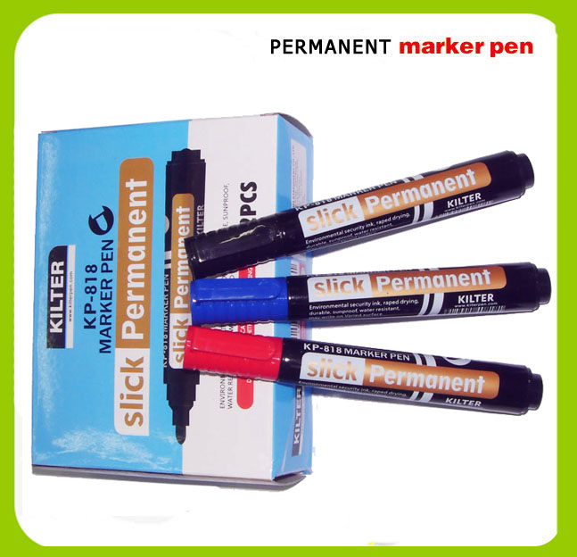 permanent marker pen #8004 , 4 colors