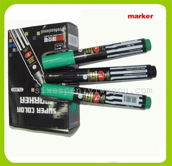 permanent marker pen 12pcs per box, oil pen permanent marker pen 12pcs per box, oil pen