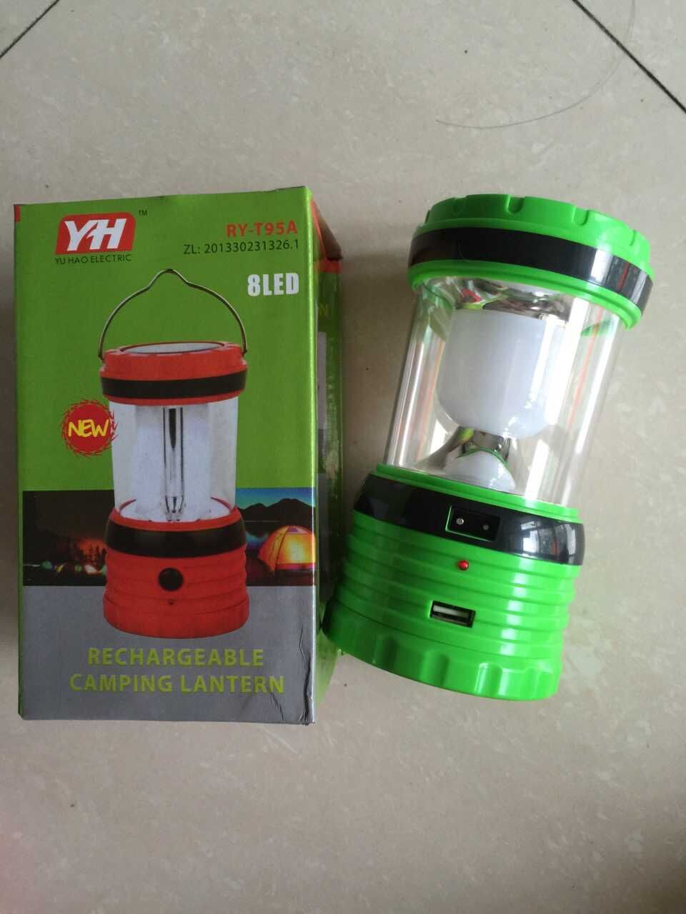 RY-T96A solar lantern camping light camping lamp battery charging