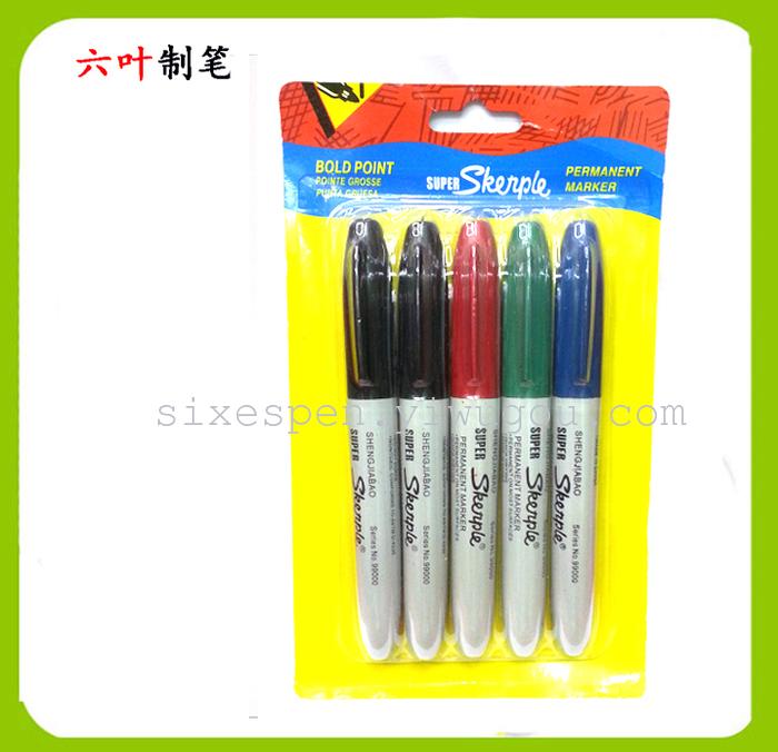 4pk permanent marker pen set 