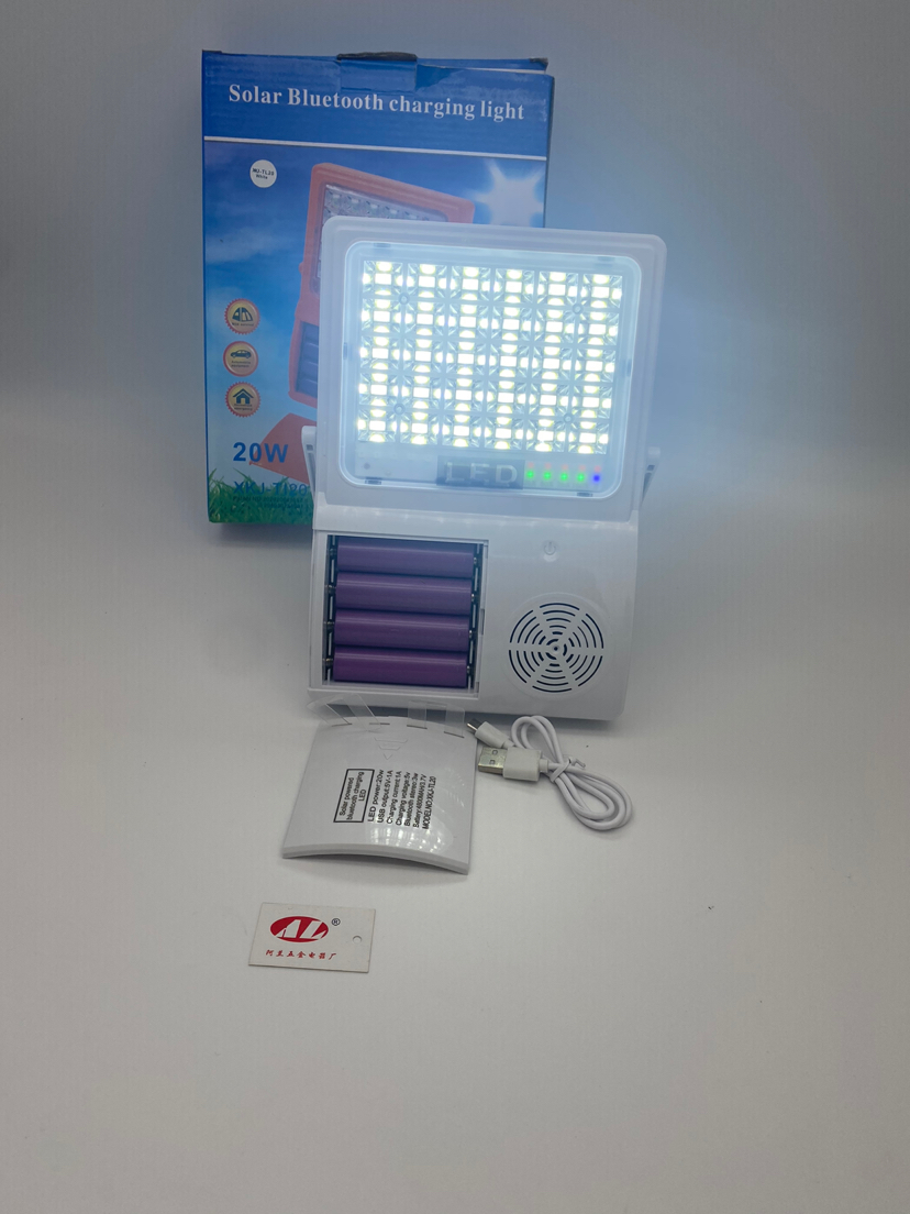 Solar Ultra-Bright Table Lamp Multi-Function Bluetooth Speaker Lamp Chargable Mobile Phone Electric Light Outdoor Camping Tent Camping Light