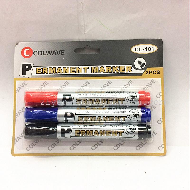 Oily Marking Pen Suction Card Set 3 PCs 4 PCs Express Pen Permanent Marker