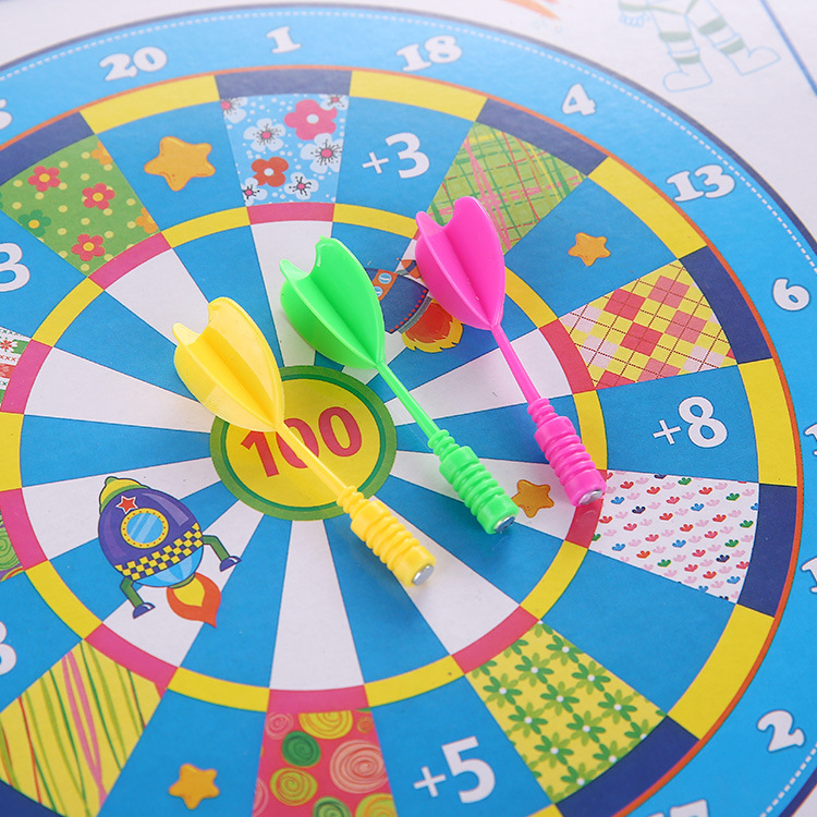 Factory Direct Sales Creative Style Darts Double-Sided Children Drawing Board Baby Educational Toys Early Education Tools