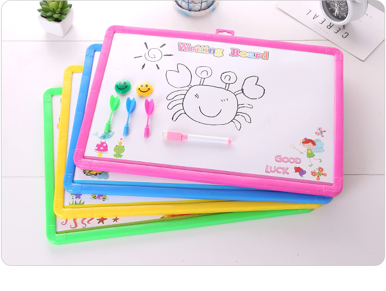 Factory Direct Sales Creative Style Darts Double-Sided Children Drawing Board Baby Educational Toys Early Education Tools