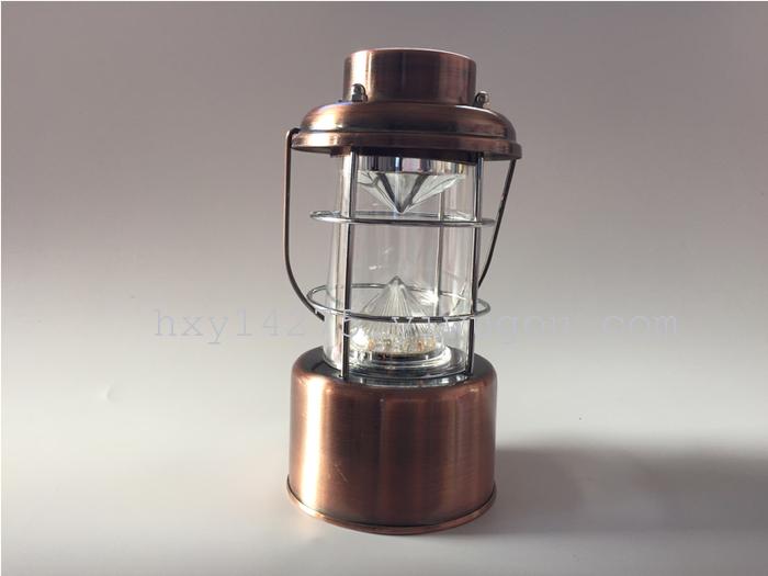 New antique retro portable Lantern Outdoor LED camping light classic decorative kerosene lamp