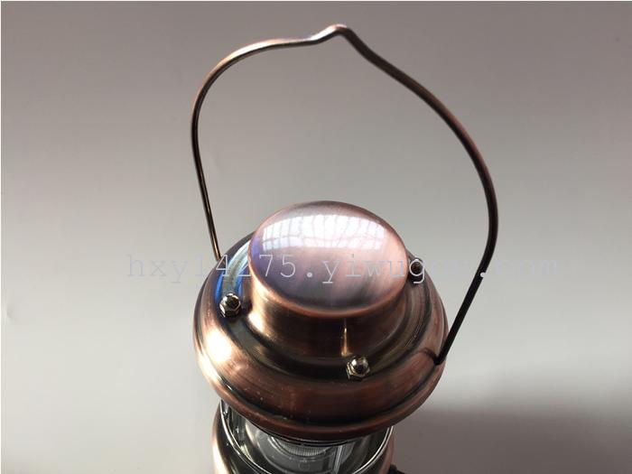 New antique retro portable Lantern Outdoor LED camping light classic decorative kerosene lamp