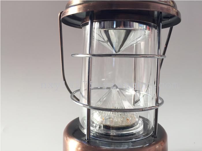 New antique retro portable Lantern Outdoor LED camping light classic decorative kerosene lamp