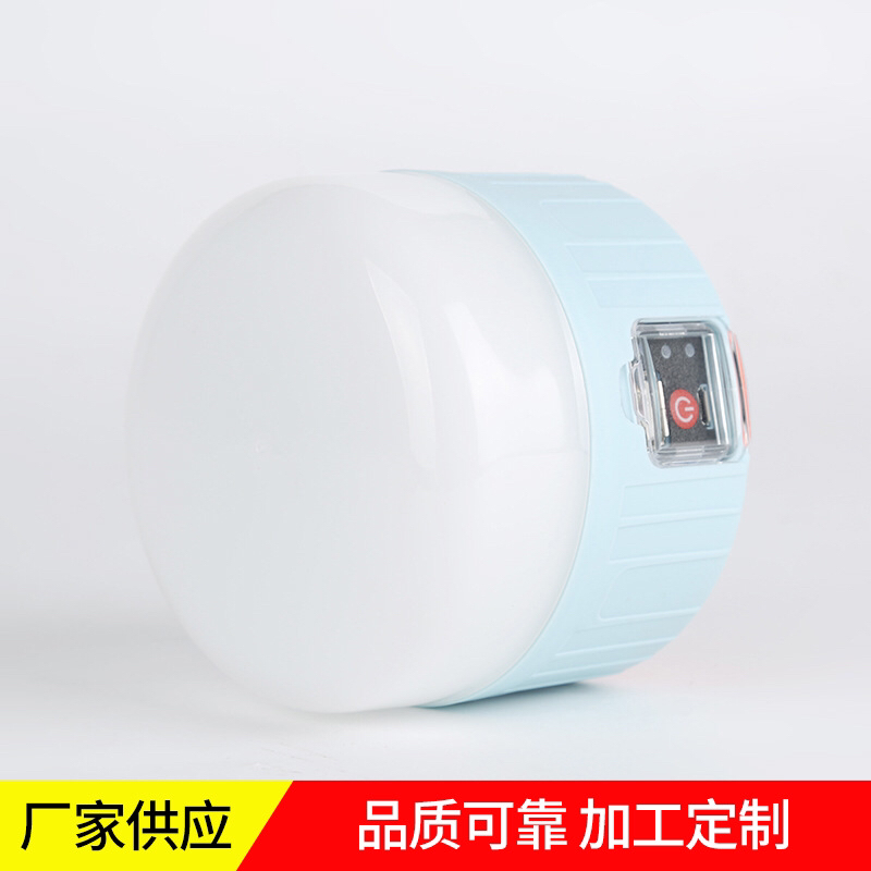 Outdoor Solar Camping Buckle Night Market Lamp for Booth USB Rechargeable Portable Emergency Camping Light