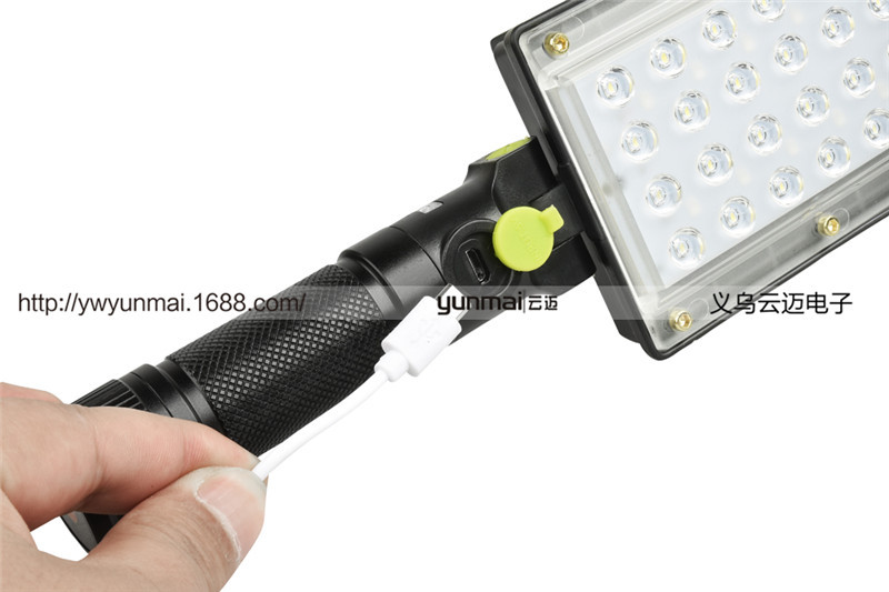 Cross-Border Special Cob Led White Light Red Light BlueRay USB Rechargeable Work Lamp Camping Light Flashlight 90 Degrees Cross-Border Special Cob Led White Light Red Light BlueRay USB Rechargeable Work Lamp Camping Light Flashlight 90 Degrees