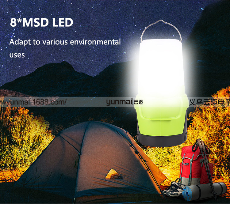 Cross-Border New Arrival Led Strong Light Portable Camping Light Built-in Battery USB Charging Portable Outdoor Work Light with Hook Cross-Border New Arrival Led Strong Light Portable Camping Light Built-in Battery USB Charging Portable Outdoor Work Light with Hook