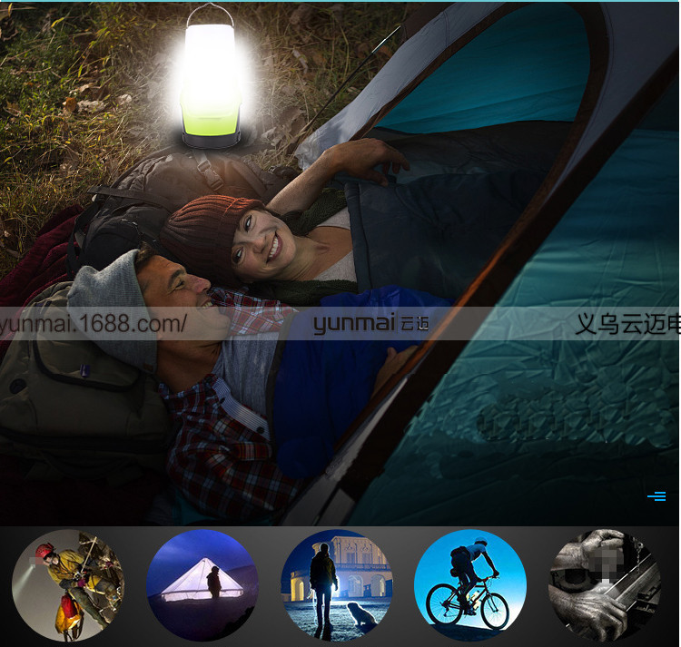 Cross-Border New Arrival Led Strong Light Portable Camping Light Built-in Battery USB Charging Portable Outdoor Work Light with Hook Cross-Border New Arrival Led Strong Light Portable Camping Light Built-in Battery USB Charging Portable Outdoor Work Light with Hook