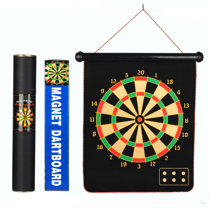 Factory Direct Sales Dart Board Set Magnetic Double-Sided Dartboard Magnet Target Parent-Child Game Sucker Darts