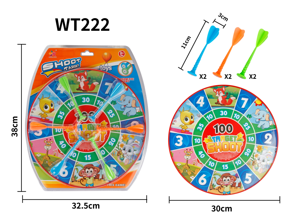 Magnetic Darts Children&#039;s Toy Safety Household Double-Sided Professional Entertainment Flying Target Cross-Border New