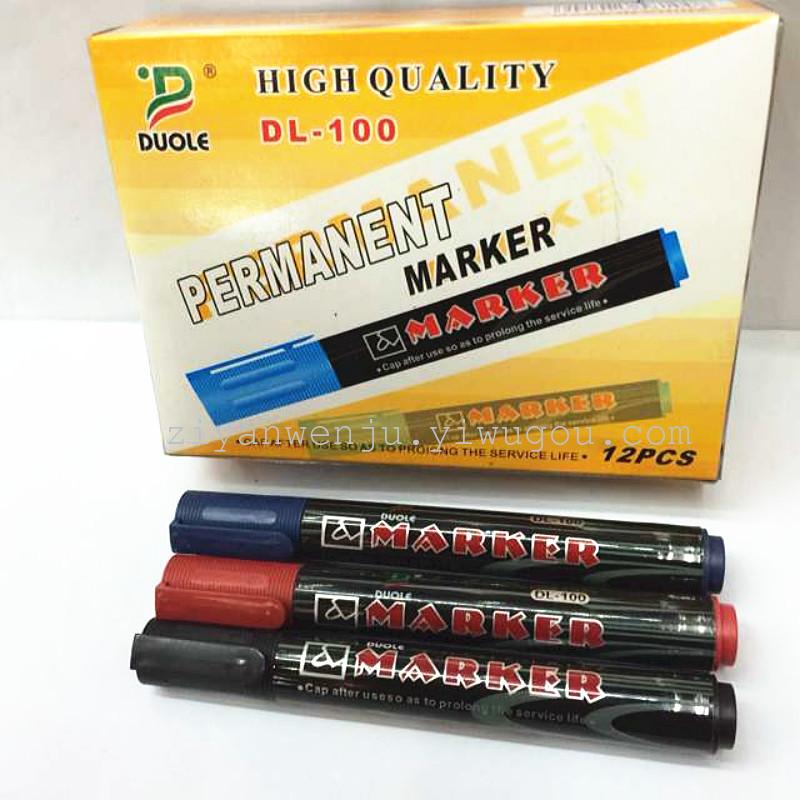 DL-100 High Quality Extra Thick Oily Marking Pen Permanent Marker Marker Pen