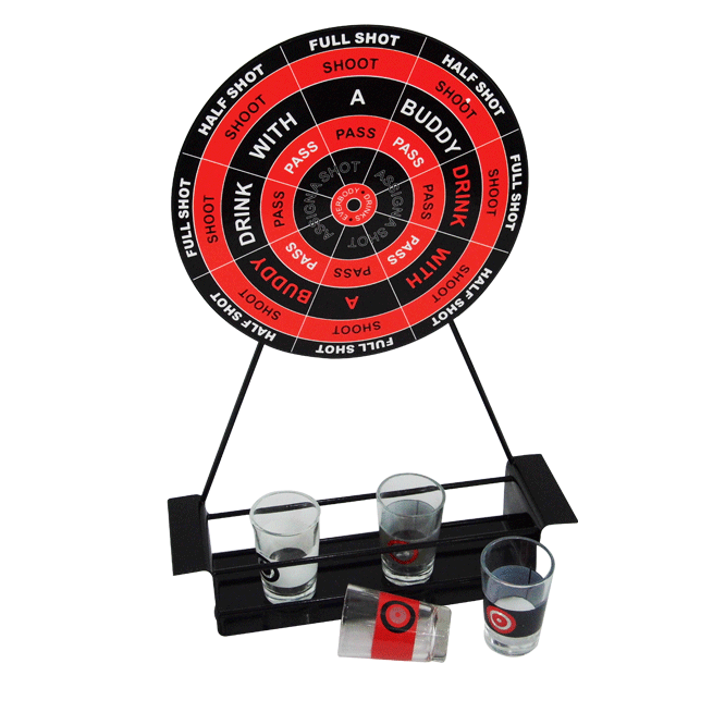 Magnetic Mini Darts Wine Set with Cup Iron Frame Game Wine Glass Desktop Magnetic Darts Entertainment Wine Set