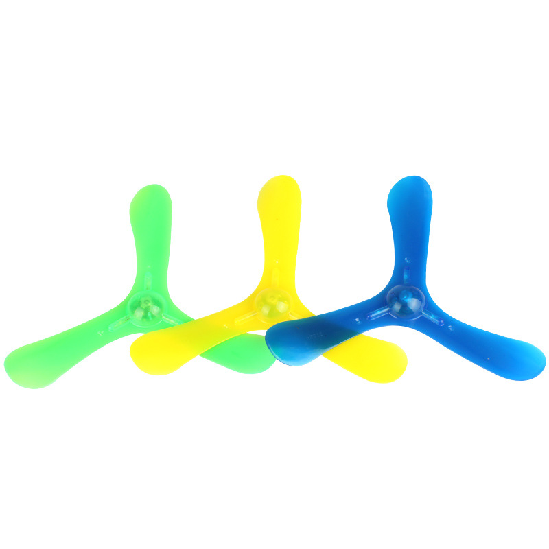 Luminous Triangle Return Darts Children&#039;s Day Gift Outdoor Sports Toys Boomerang Rotating Frisbee