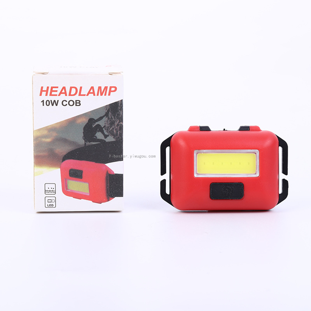 3W High-Power Cob Plastic Headlights Ultra-Light Night Running Night Riding Fishing Camping Light 3 7 Th Battery 3W High-Power Cob Plastic Headlights Ultra-Light Night Running Night Riding Fishing Camping Light 3 7 Th Battery