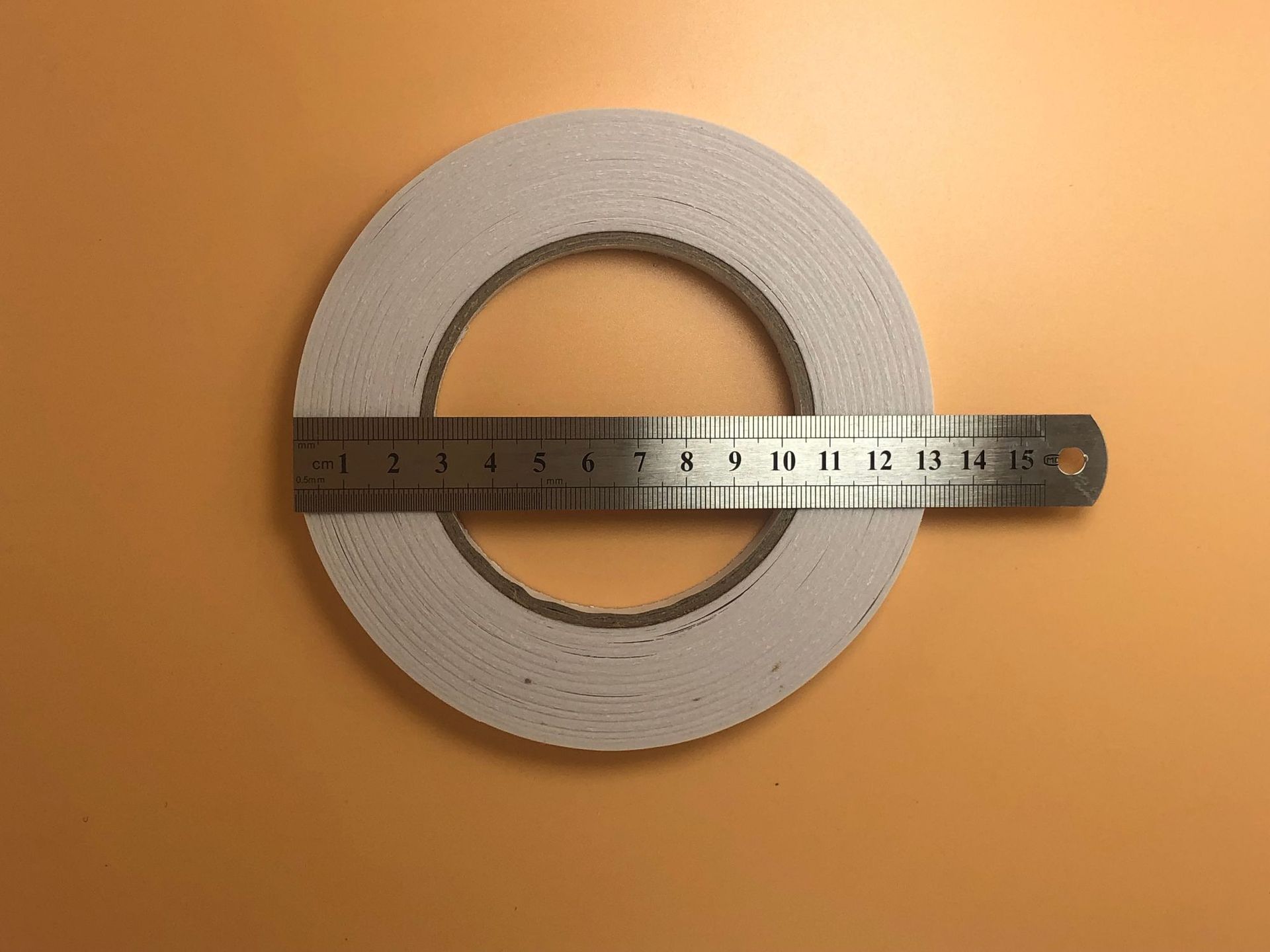Qinming White Double-Sided Tape Handmade Transparent High Viscosity Student Handmade Office Stationery Double-Sided Tape
