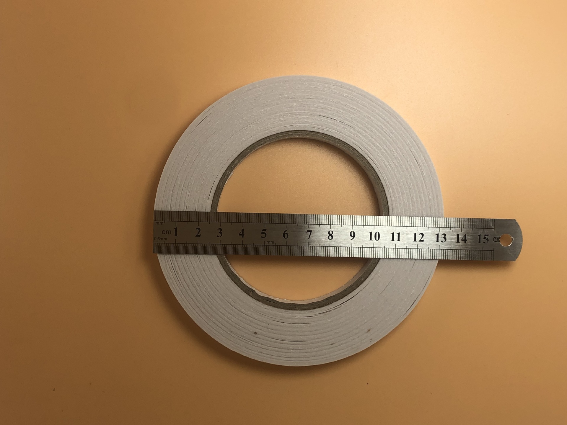 Qinming White Double-Sided Tape Handmade Transparent High Viscosity Student Handmade Office Stationery Double-Sided Tape