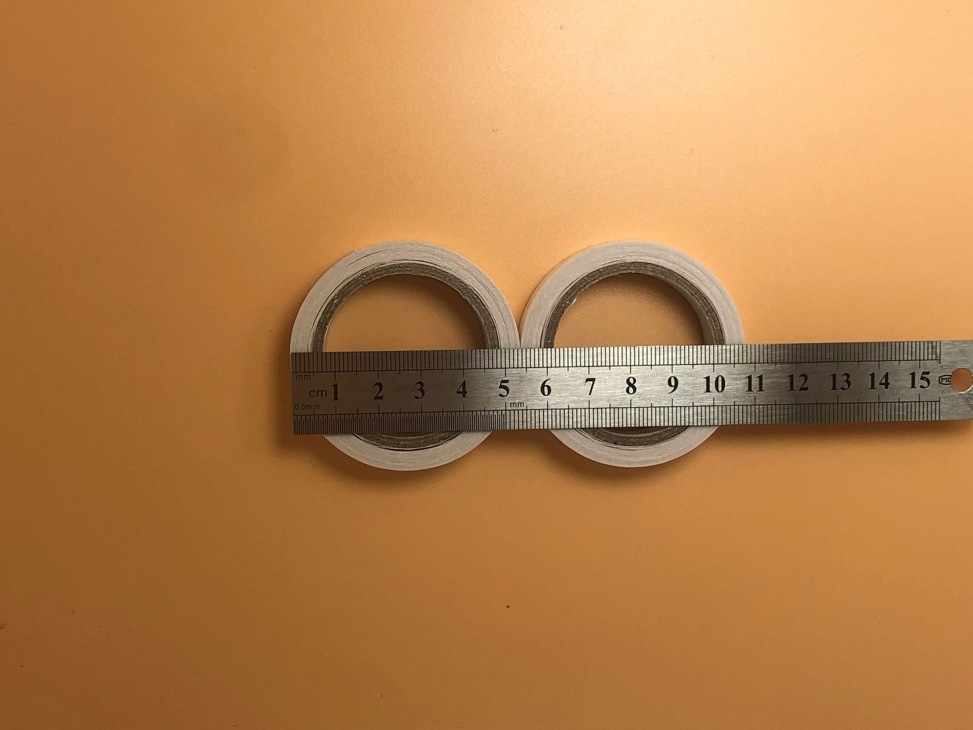 Qinming White Double-Sided Tape Handmade Transparent High Viscosity Student Handmade Office Stationery Double-Sided Tape