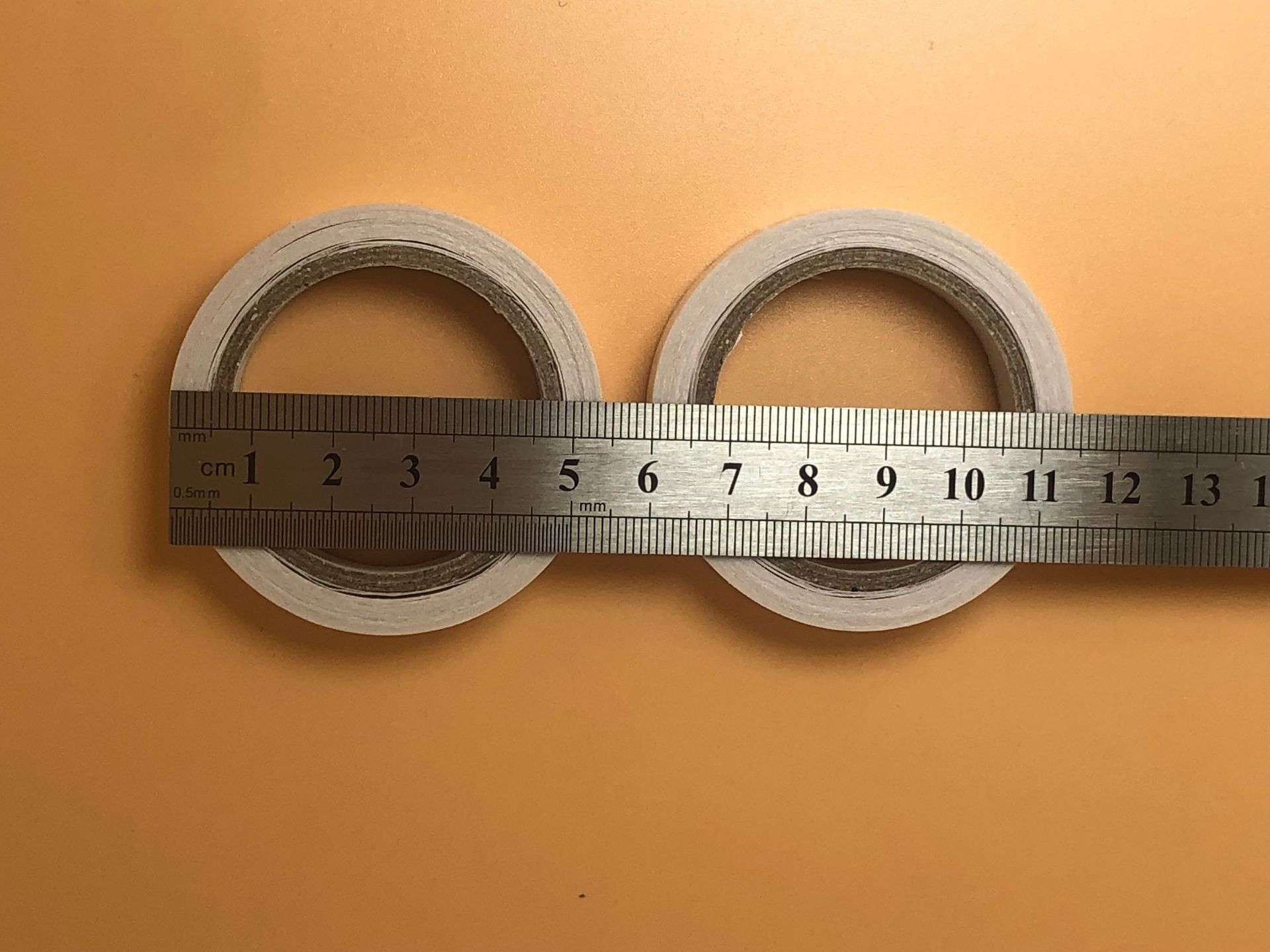 Qinming White Double-Sided Tape Handmade Transparent High Viscosity Student Handmade Office Stationery Double-Sided Tape
