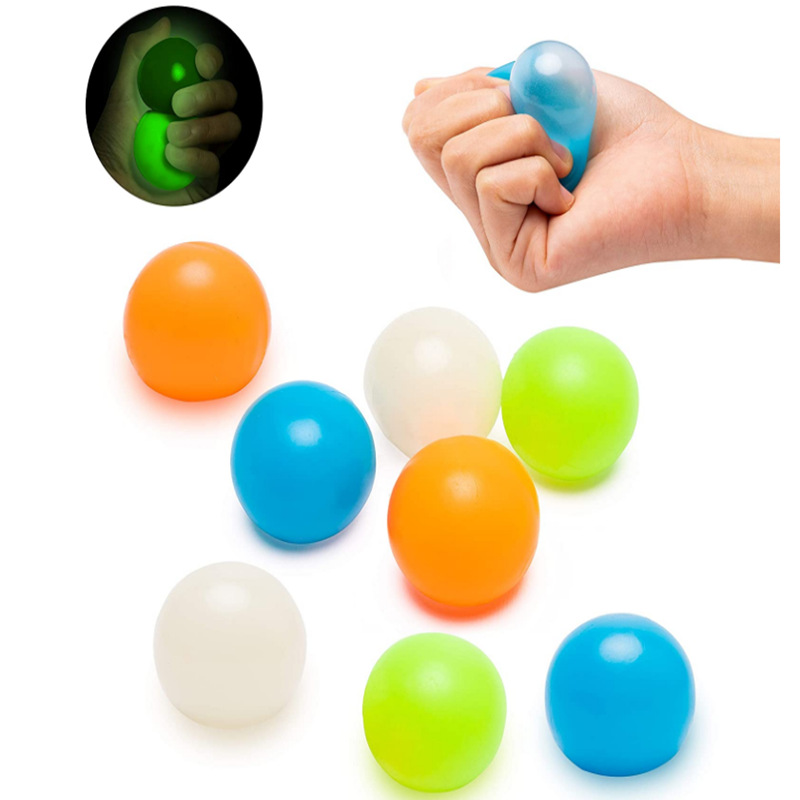 Tiktok Luminous Sticky Ball Sticky Wall Ball Decompression Vent Ball TPR Interactive Ceiling Ball Children Darts Sticky Ball Tiktok Luminous Sticky Ball Sticky Wall Ball Decompression Vent Ball TPR Interactive Ceiling Ball Children Darts Sticky Ball
