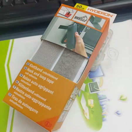 Double-Sided Gum Velcro Wholesale Sticky Banner Wool Surface Hook Surface Self Adhesive Tape Nylon round Velcro Can Be Customized