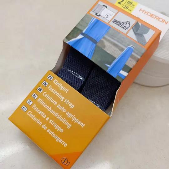 Double-Sided Gum Velcro Wholesale Sticky Banner Wool Surface Hook Surface Self Adhesive Tape Nylon round Velcro Can Be Customized