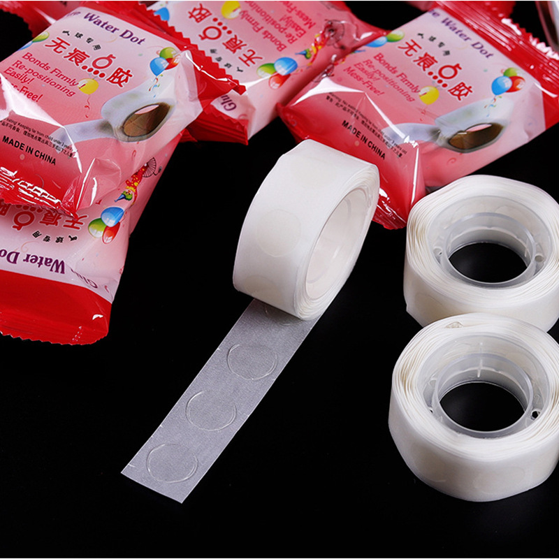 Wedding Supplies Balloon Decoration Accessories Tape Household Double-Sided Transparent DIY Decorative Balloon Dispensing Point Tape