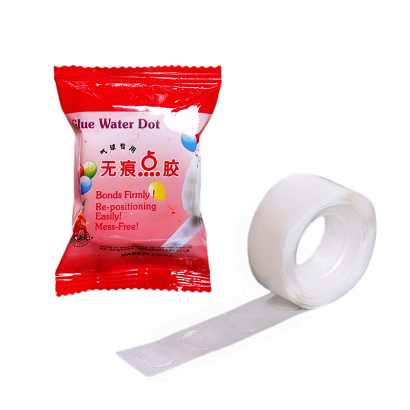 Wedding Supplies Balloon Decoration Accessories Tape Household Double-Sided Transparent DIY Decorative Balloon Dispensing Point Tape