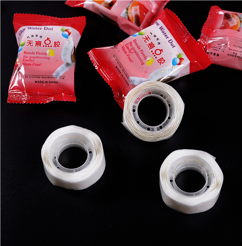 Wedding Supplies Balloon Decoration Accessories Tape Household Double-Sided Transparent DIY Decorative Balloon Dispensing Point Tape Wedding Supplies Balloon Decoration Accessories Tape Household Double-Sided Transparent DIY Decorative Balloon Dispensing Point Tape