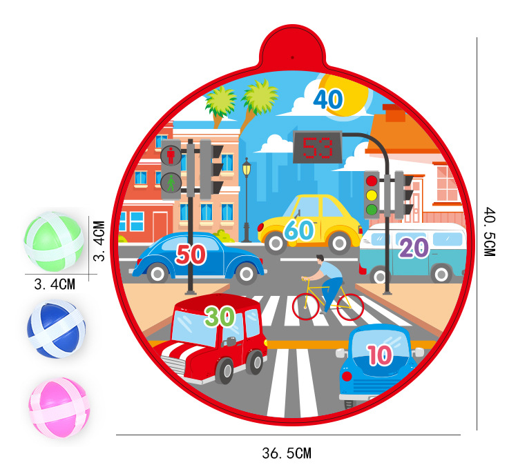 Cross-Border New Arrival Children's Cartoon Sticky Ball Darts Dart Target Plate Boys and Girls Indoor and Outdoor Sports Sticky Ball Toys Cross-Border New Arrival Children's Cartoon Sticky Ball Darts Dart Target Plate Boys and Girls Indoor and Outdoor Sports Sticky Ball Toys