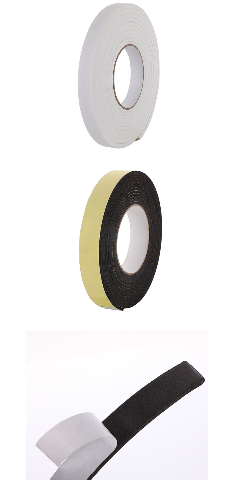 Litu Solid Color Double-Sided Foam High Sticky Tape Waterproof Windproof Foam Tape Nameplate Logo Paste Tape