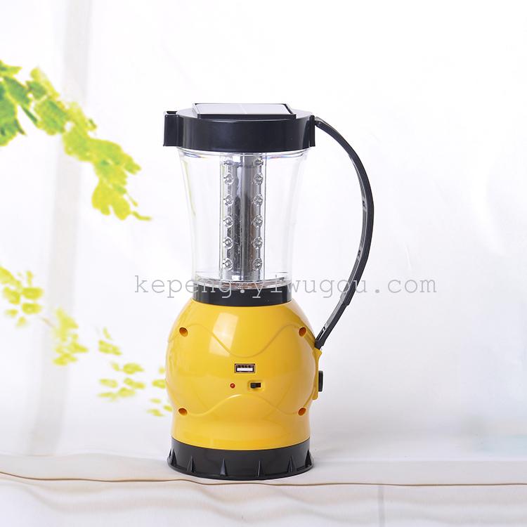 Multi-purpose camp lights solar camping light Lantern outdoor lighting one rechargeable Lantern