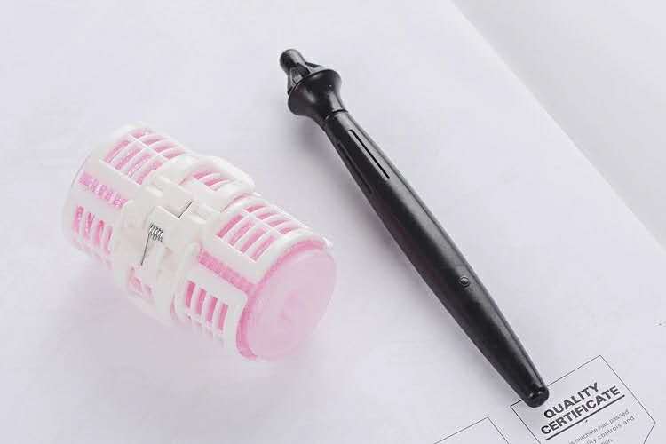 Pear Flower Hair Tape Handle Double-Layer Self-Adhesive Model Son and Mother Hair Curler Bangs Roller Hair Curler Curler